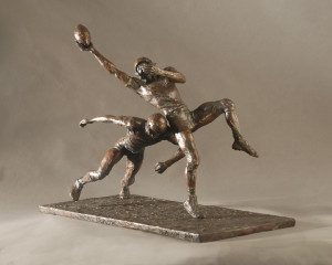 Football Players Statue