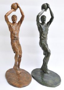 Fadeaway, bronze,basketball